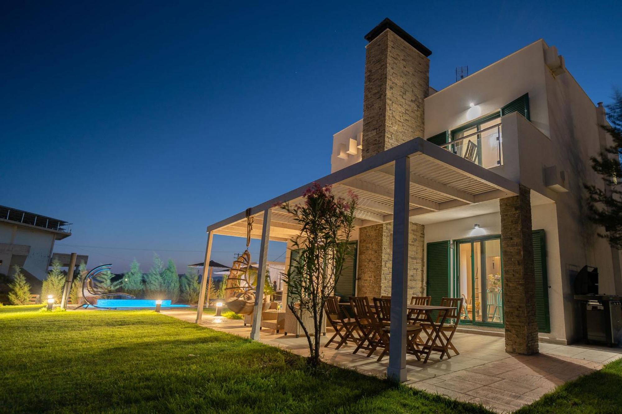 Heliophos Villa Amalthia Kiotari Buitenkant foto